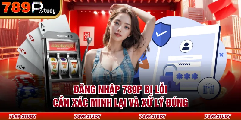 Đăng nhập 789P bị lỗi cần xác minh lại và xử lý đúng